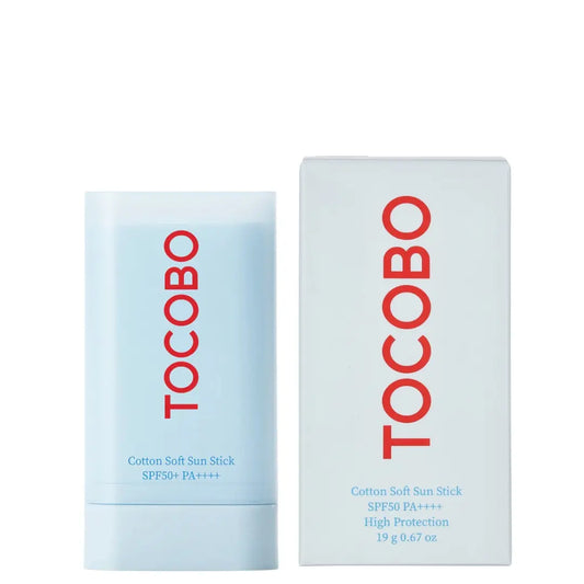 TOCOBO Cotton Soft Sun Stick with box | vegan sunscreen