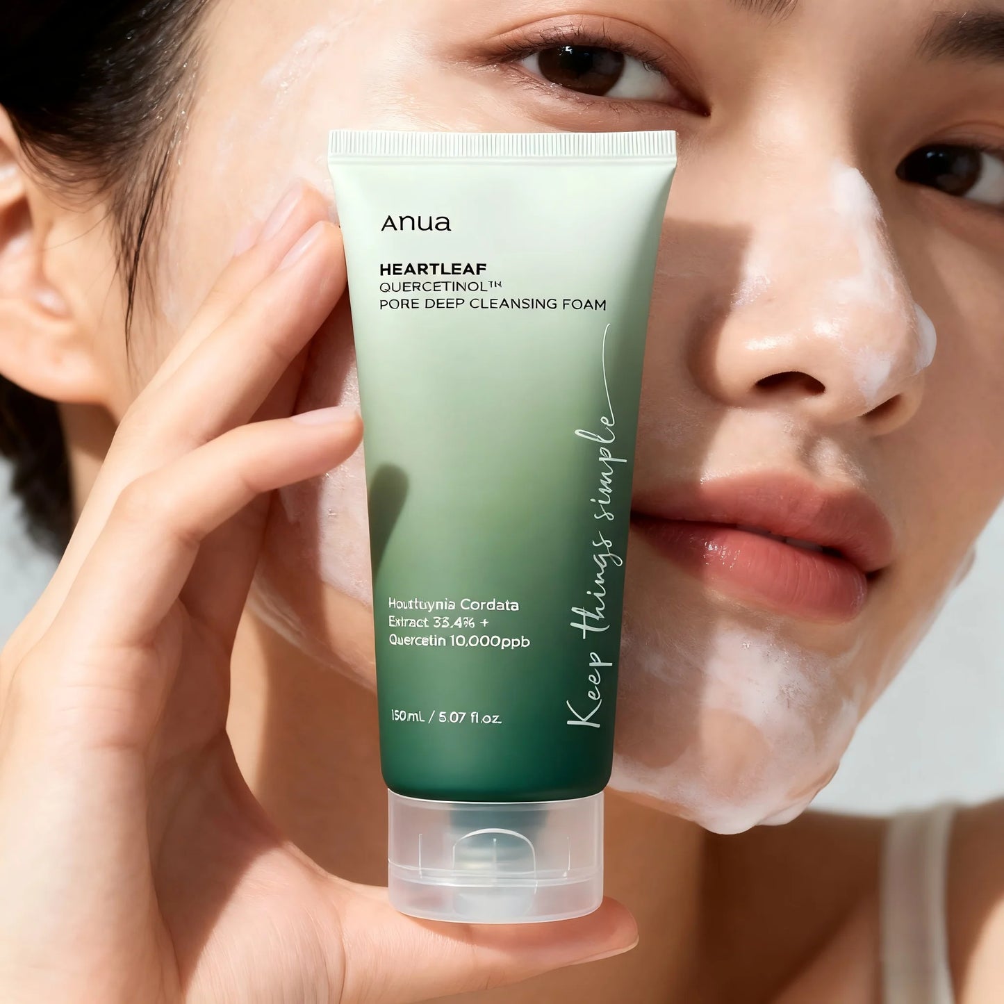 Anua Heartleaf Quercetinol Pore Deep Cleansing Foam