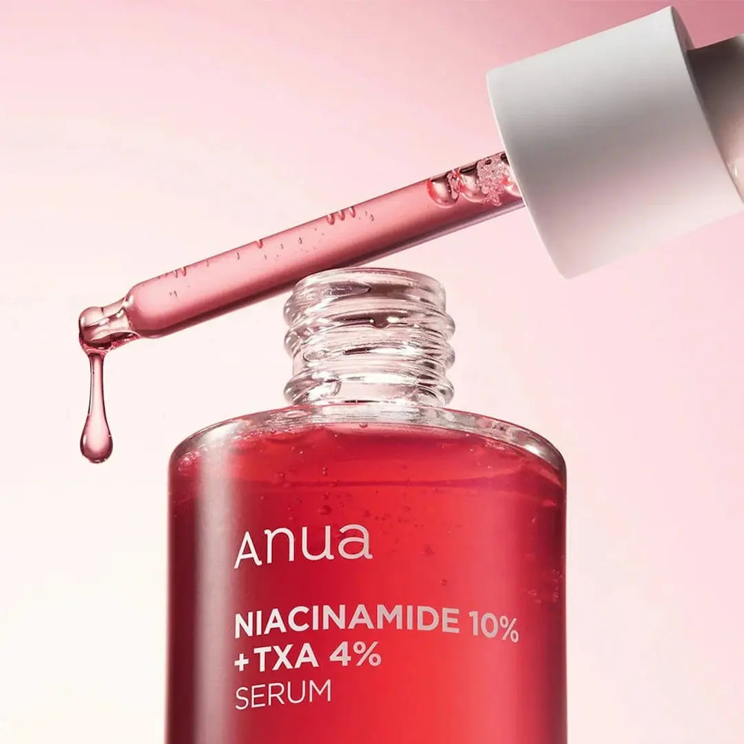 Anua Niacinamide 10% + TXA 4% Dark Spot Correcting Serum back label – Korean skincare dark spot treatment