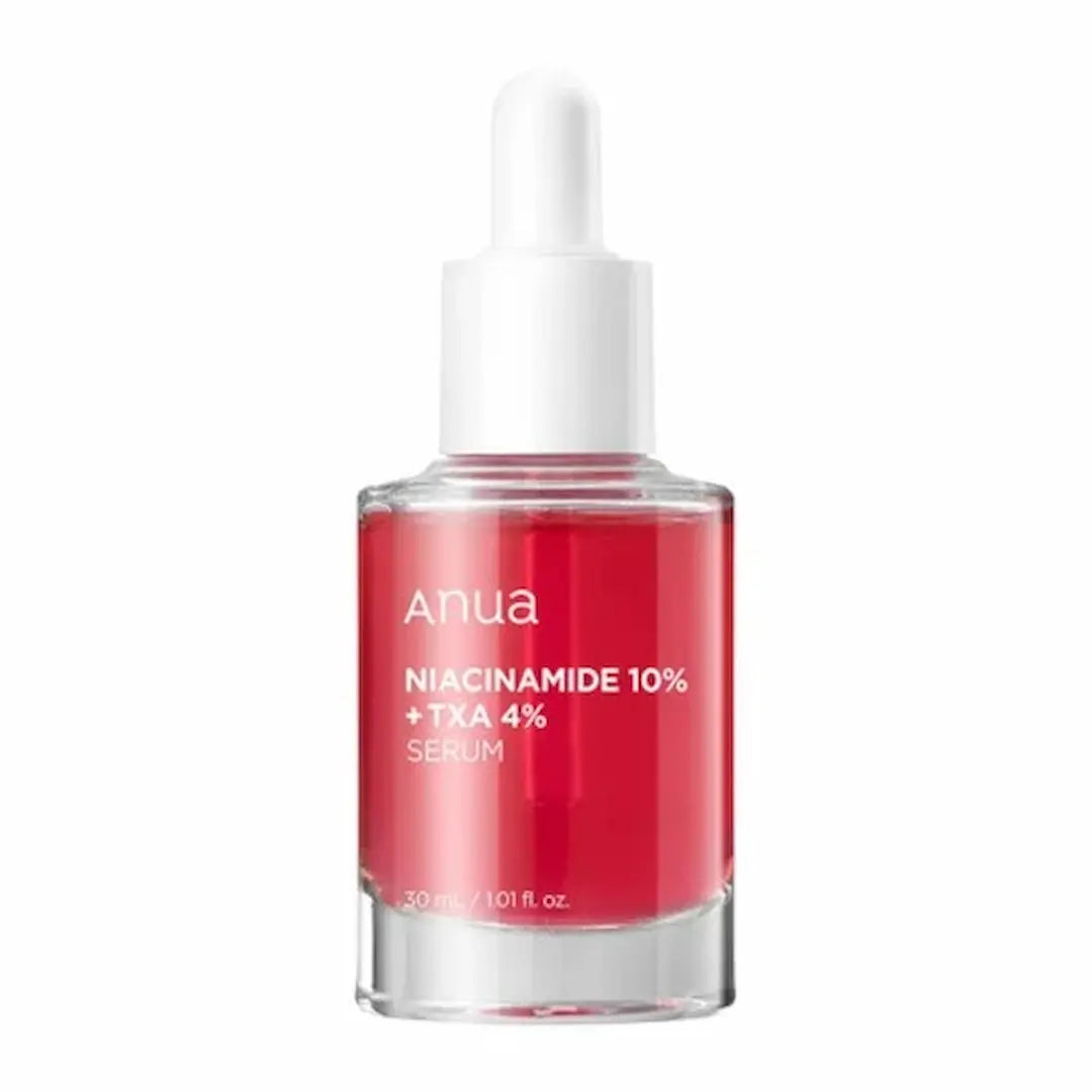 Anua Niacinamide 10% + TXA 4% Dark Spot Correcting Serum front view – K-Beauty for bright, even skin.  Koreanskincare.
