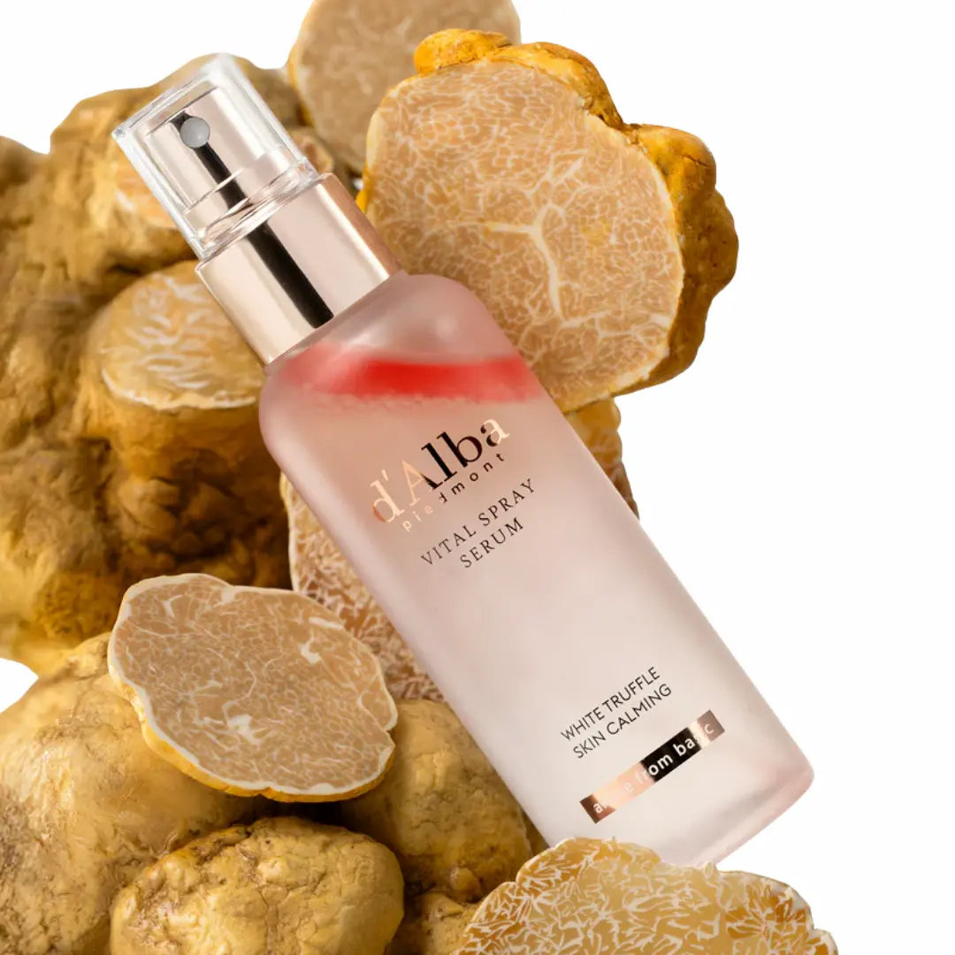 Close-up of d’Alba White Truffle Vital Spray Serum texture