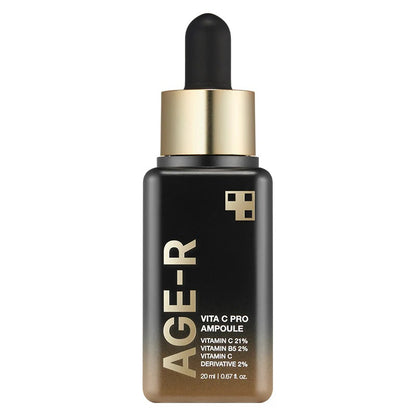 Medicube Age-R Vita C Pro Ampoule front view – 20ml brightening vitamin C serum