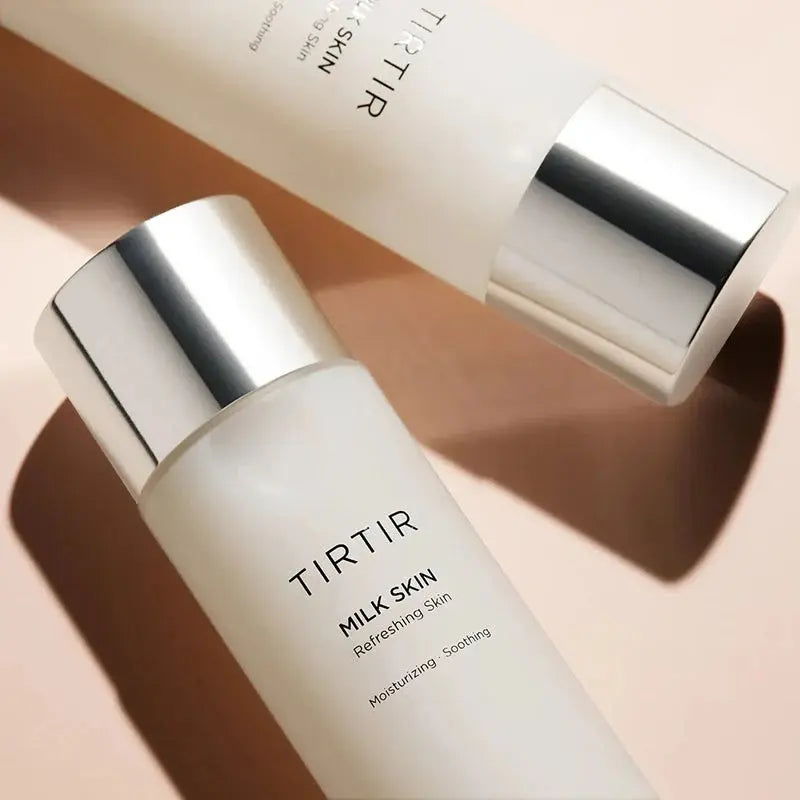 Hydrating Korean toner with rice bran and niacinamide in skincare routine